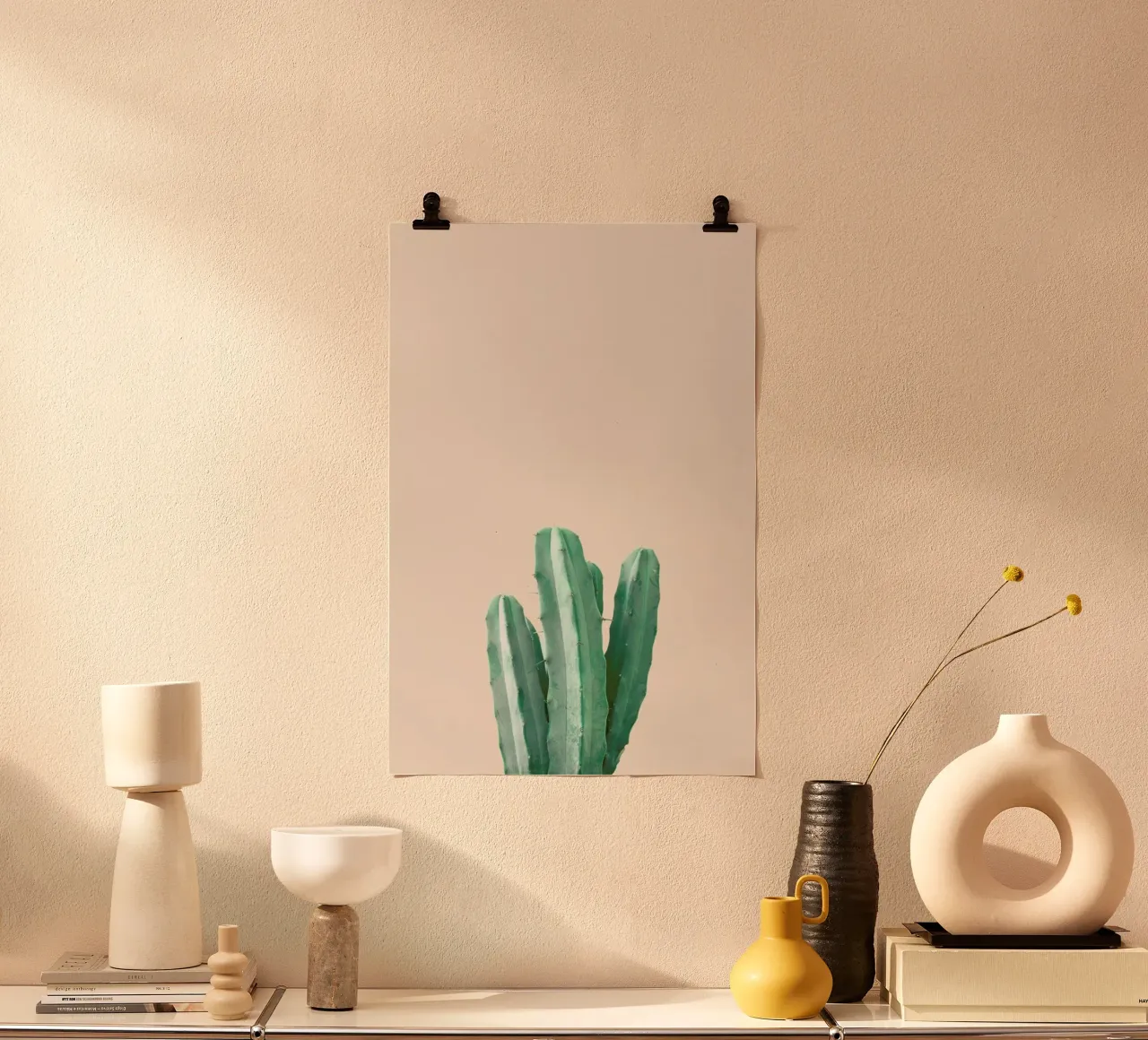 Pink Cactus poster da Chris Abatzis
