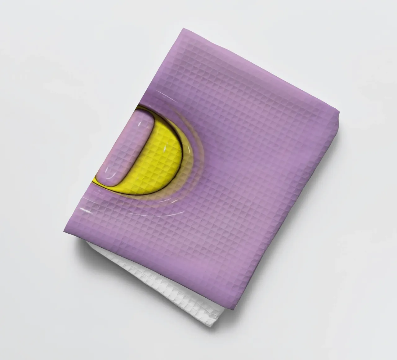 Bubblegum opblaasbare initialen O paars theedoek van Malou-Studio