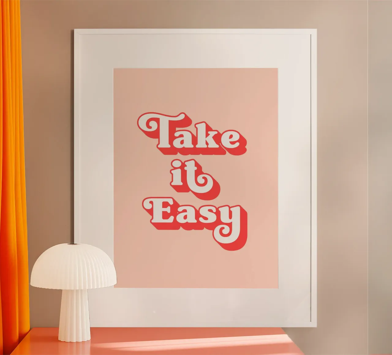 Take it easy (Tono melocotón claro) hahnemühle de Paigaam Studio