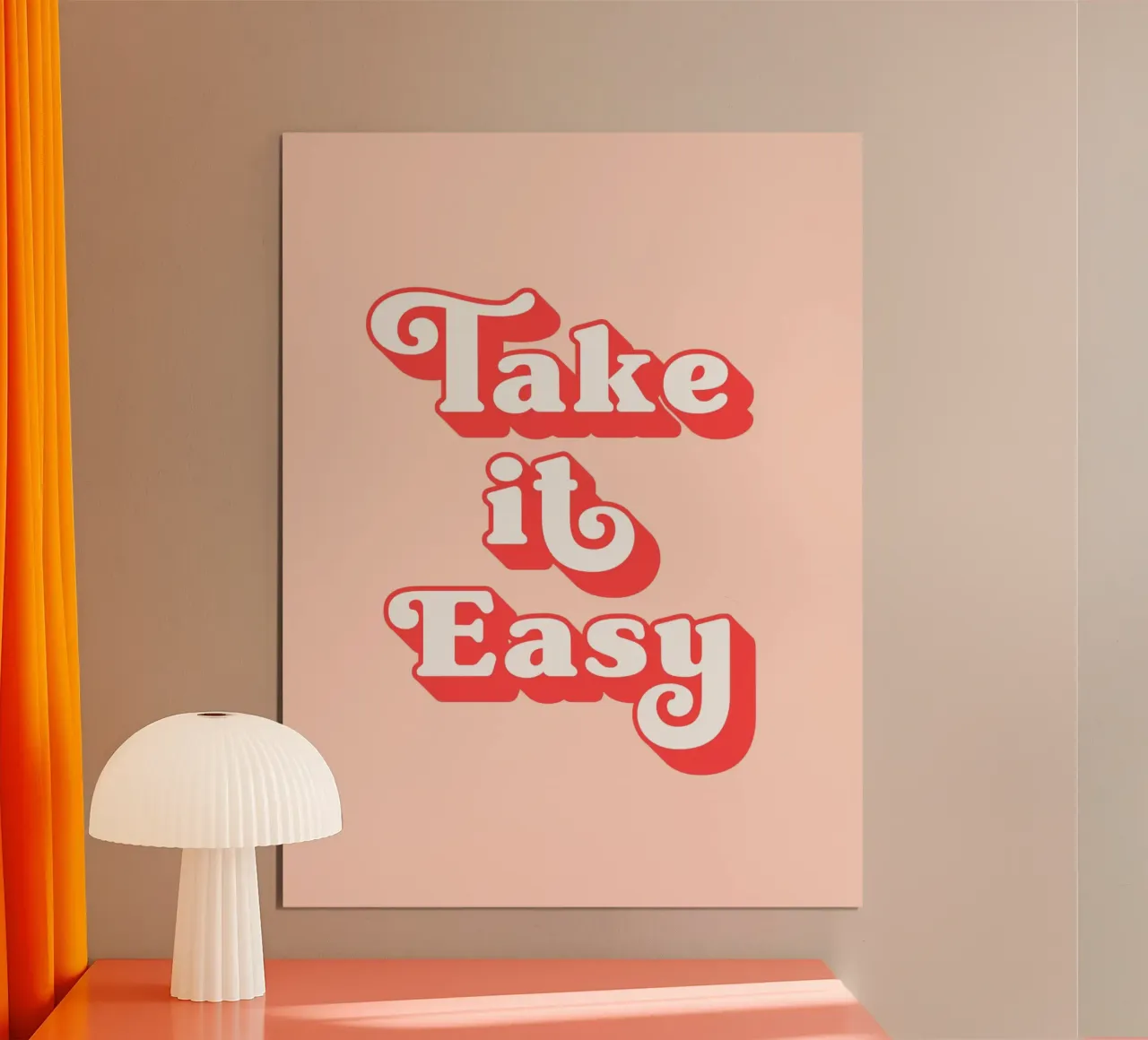 Take it easy (Tono melocotón claro) hahnemühle de Paigaam Studio