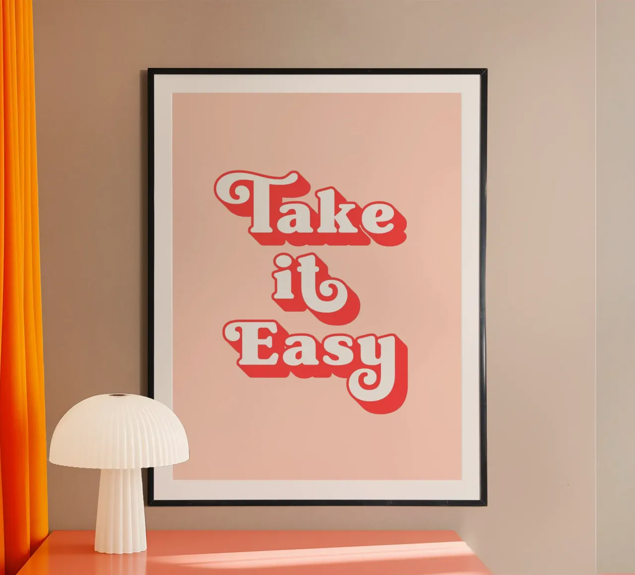 Take it easy (Tono melocotón claro) hahnemühle de Paigaam Studio