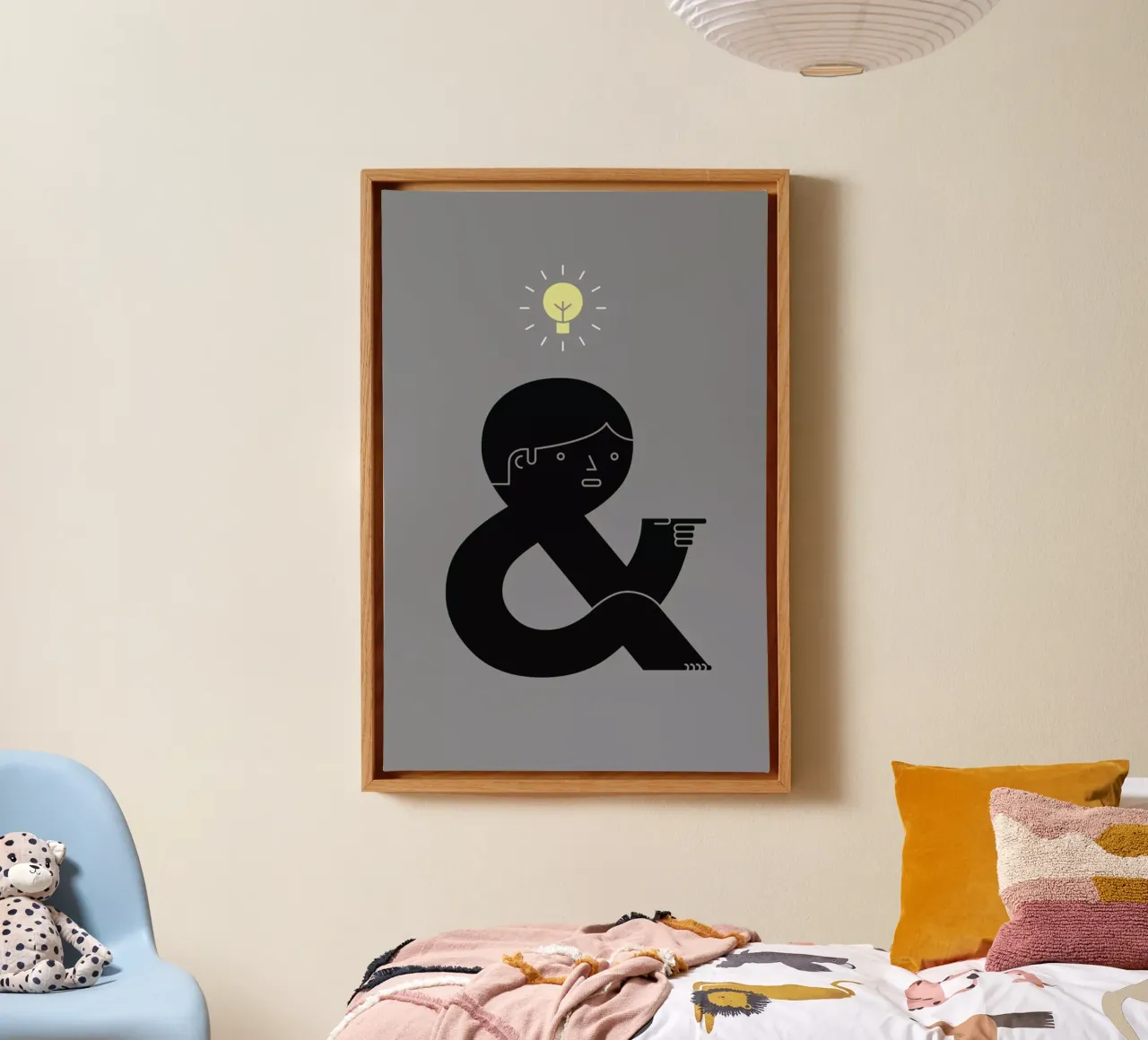 An Idea tela con Cornice a cassetta da Jaco Haasbroek