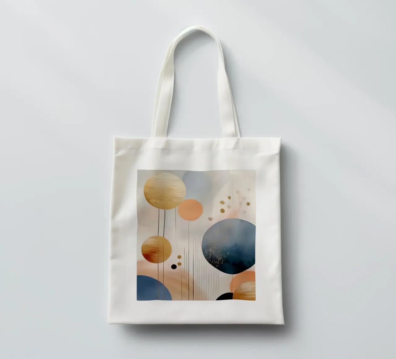 Abstract Shapes #1 borsa in juta da Hightown Design