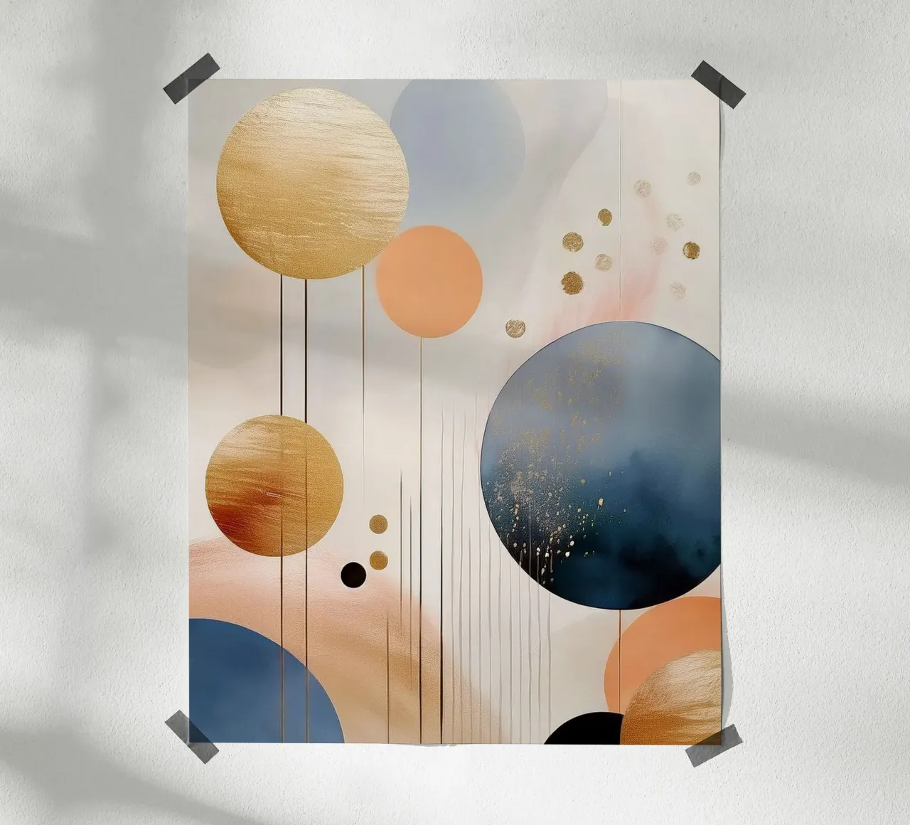 Abstract Shapes #1 carta hahnemühle da Hightown Design