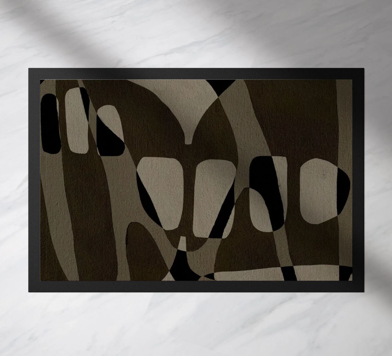 Contour - 1 paillasson de Shatha Al Dafai