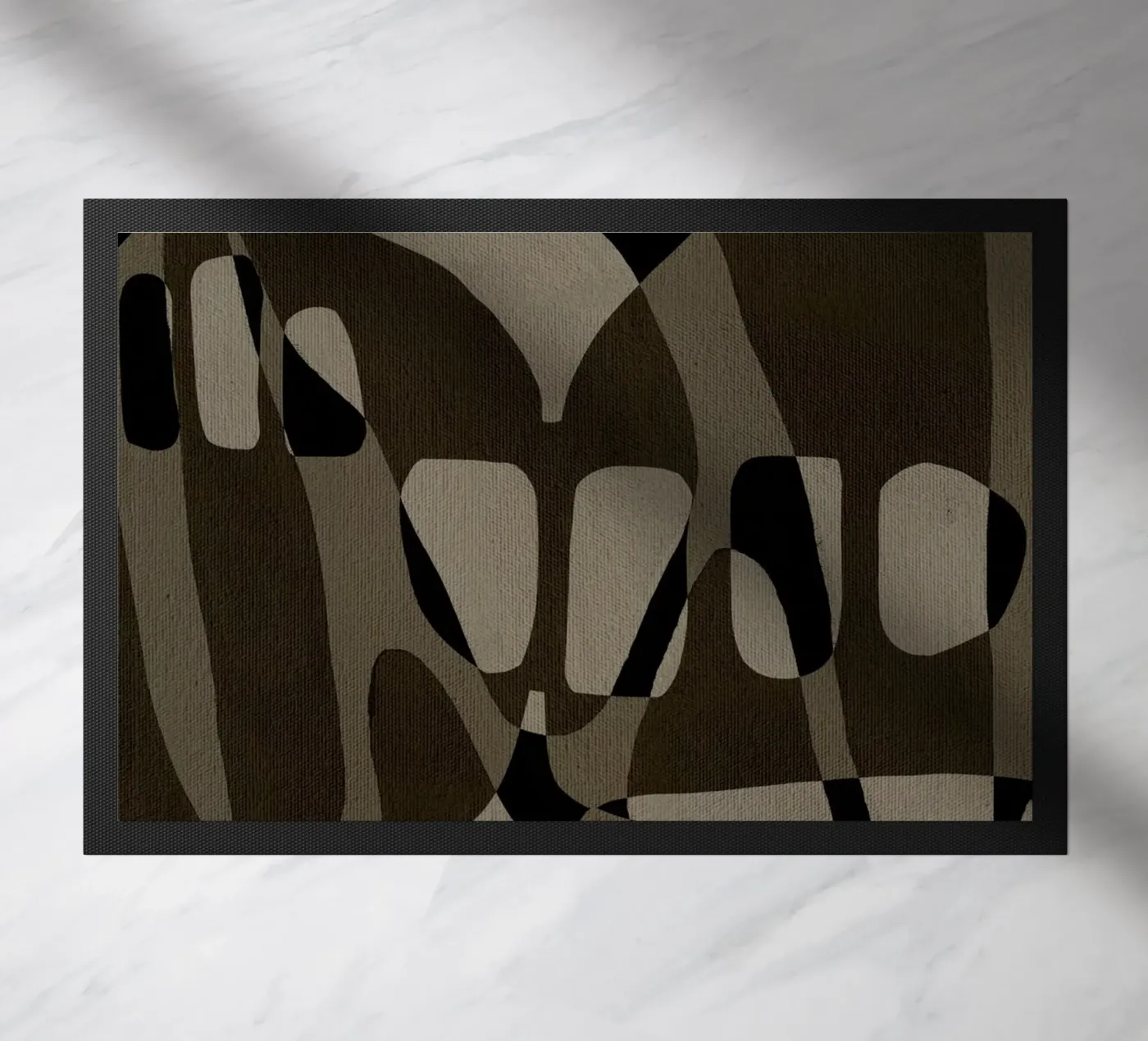 Contour - 1 deurmat van Shatha Al Dafai