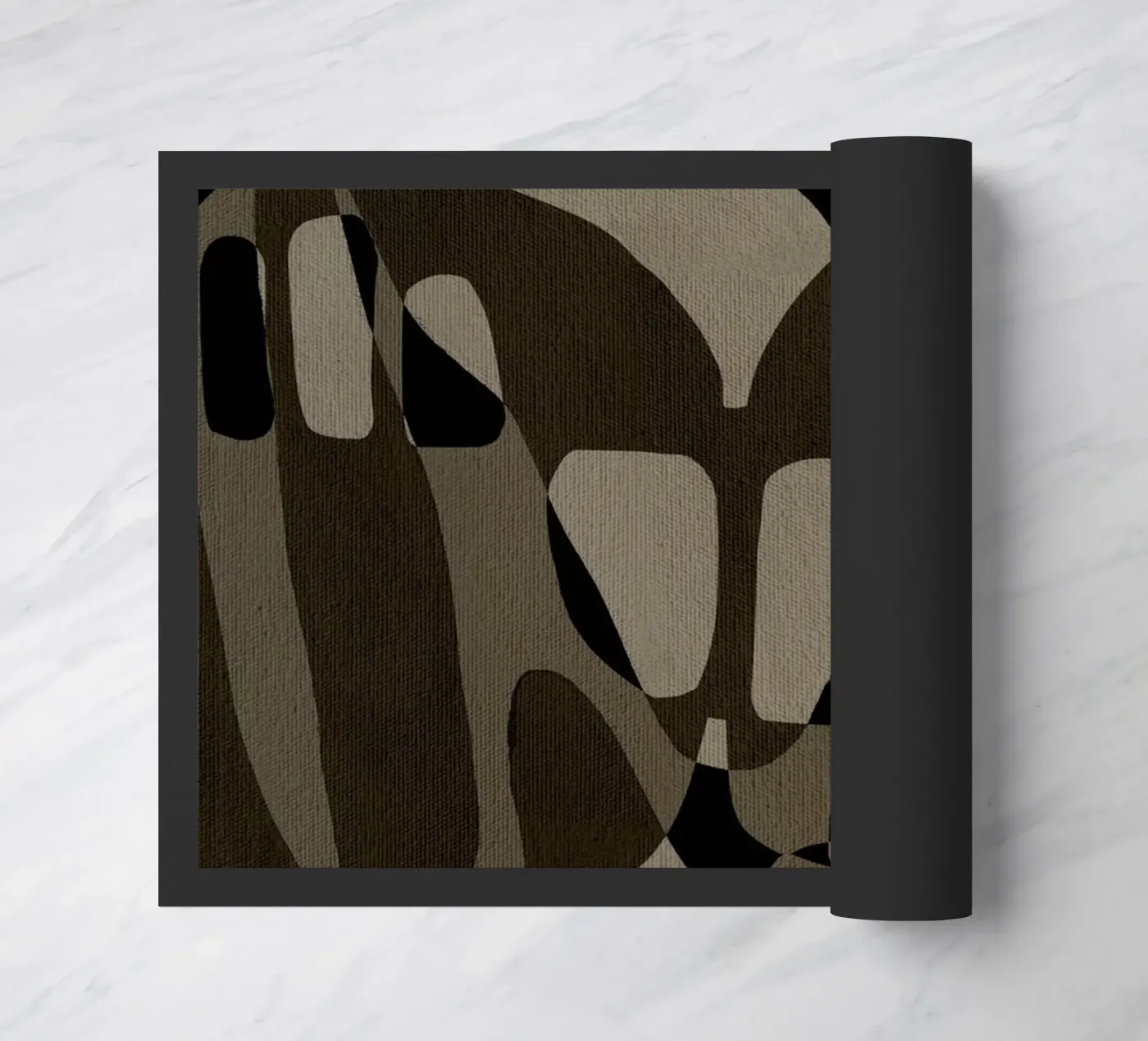 Contour - 1 deurmat van Shatha Al Dafai