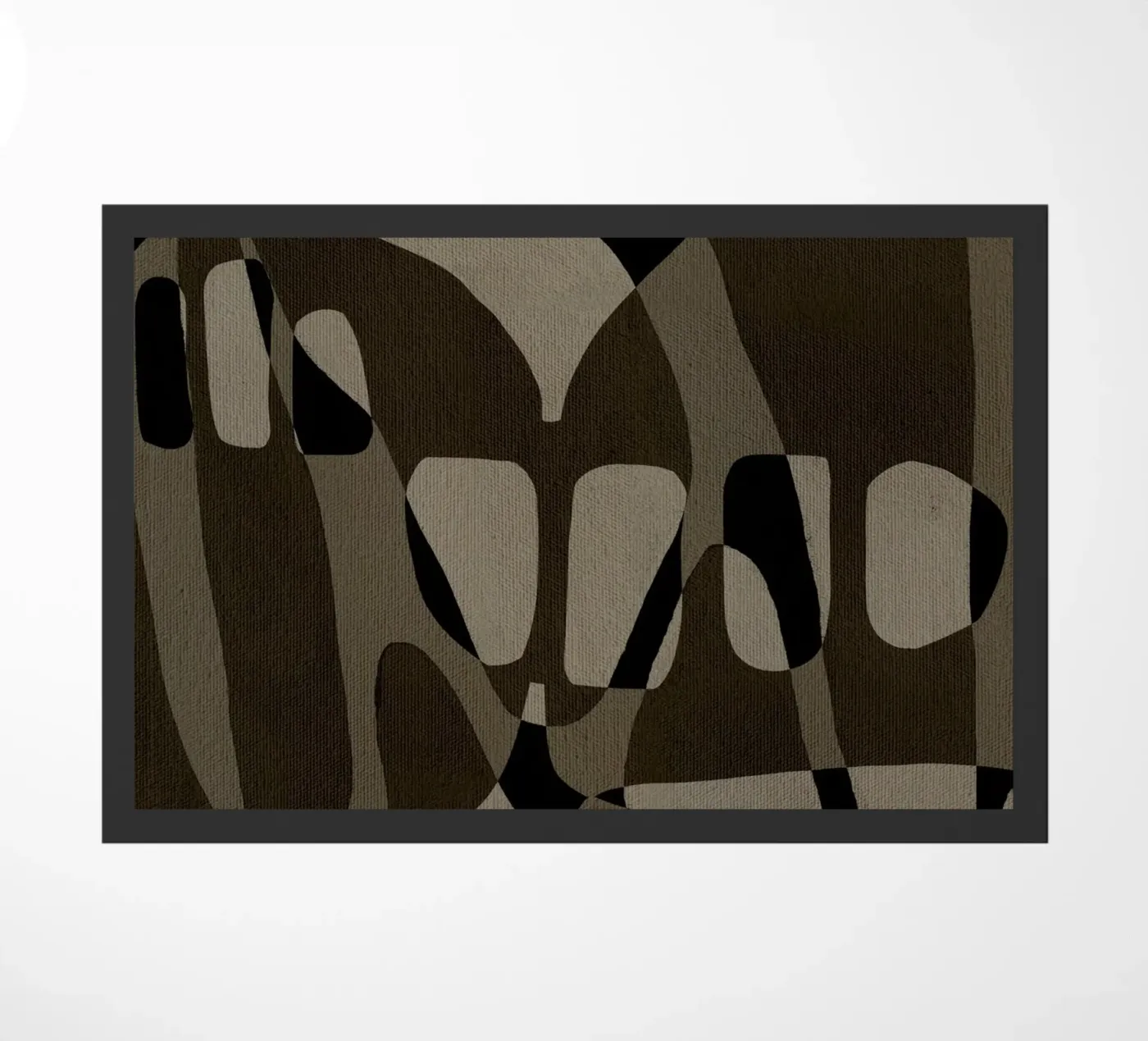 Contour - 1 deurmat van Shatha Al Dafai