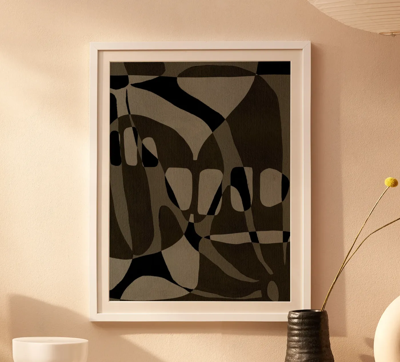 Contour - 1 poster by Shatha Al Dafai