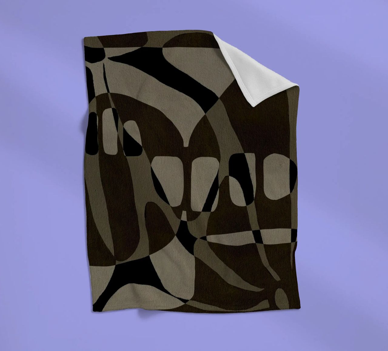 Contour - 1 coperta in pile da Shatha Al Dafai