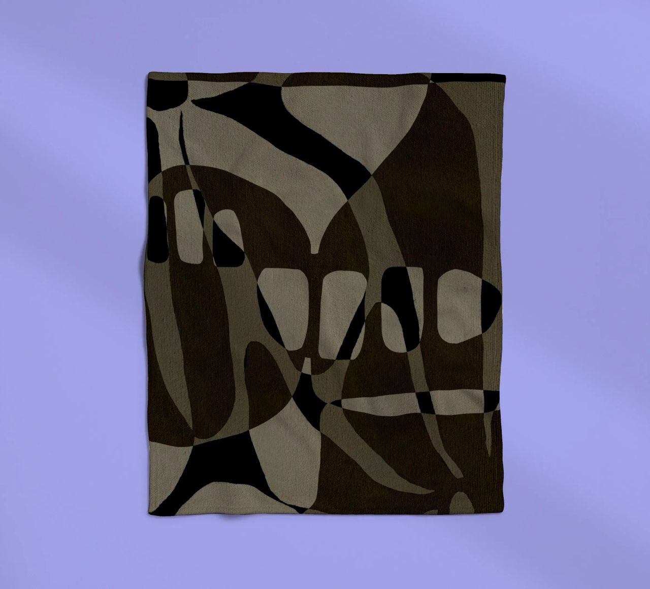 Contour - 1 coperta in pile da Shatha Al Dafai
