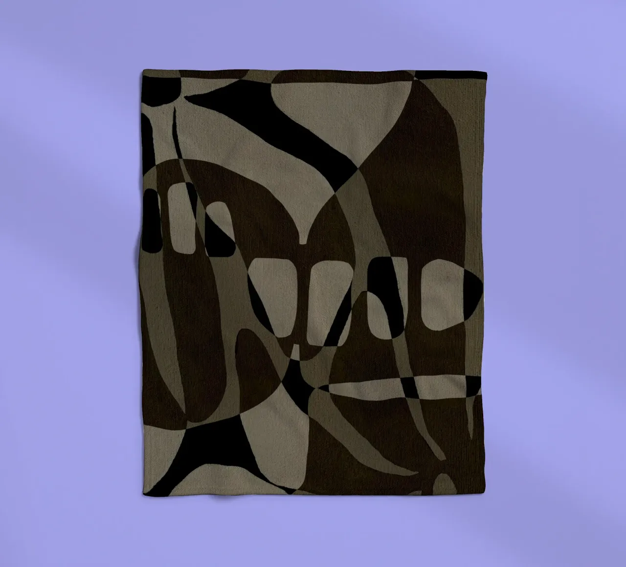 Contour - 1 coperta in pile da Shatha Al Dafai