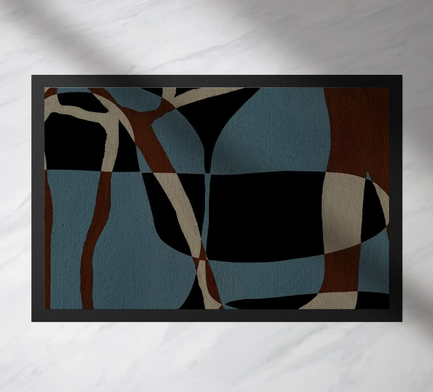 Contour - 3 doormat by Shatha Al Dafai