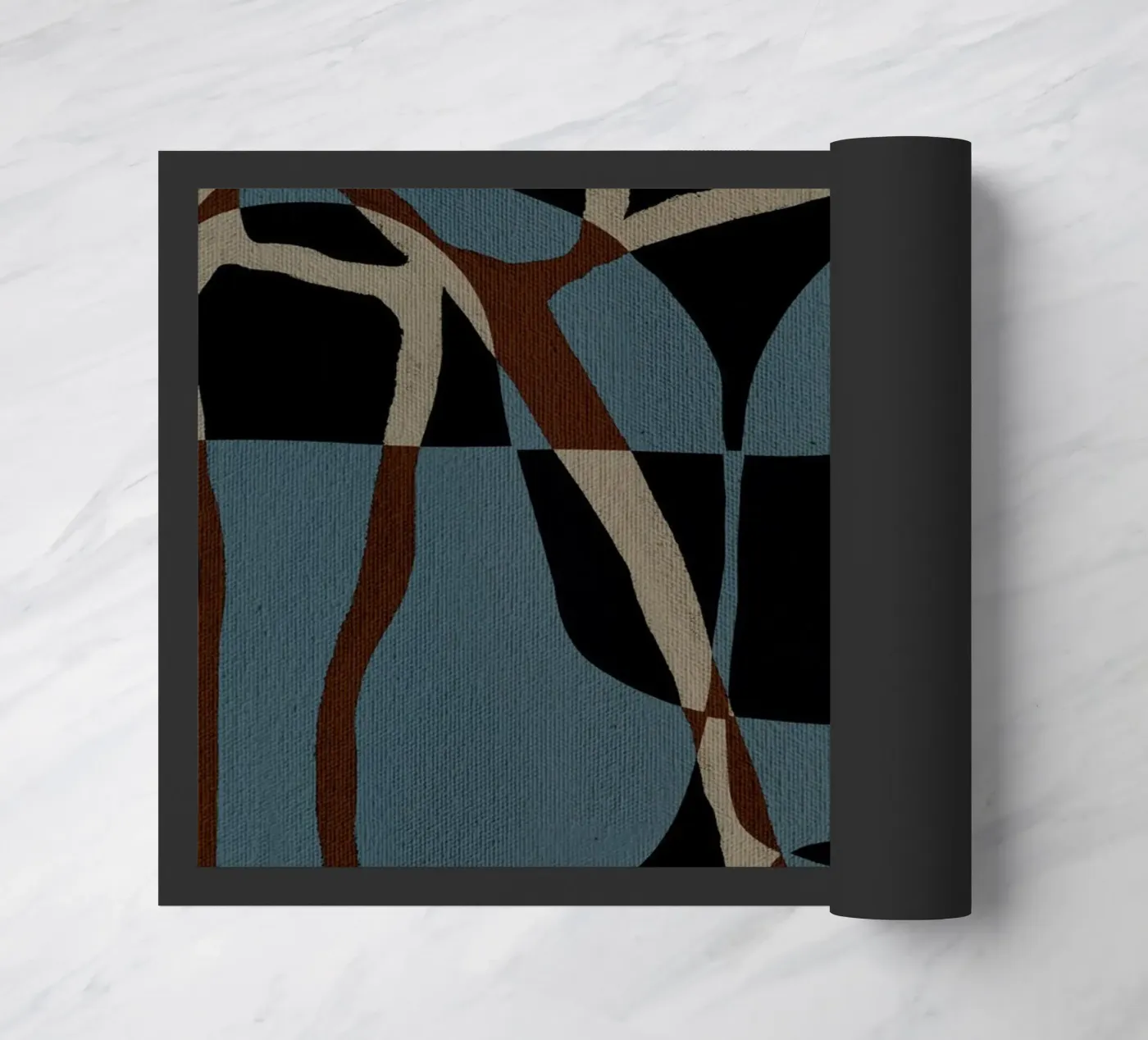 Contour - 3 doormat by Shatha Al Dafai