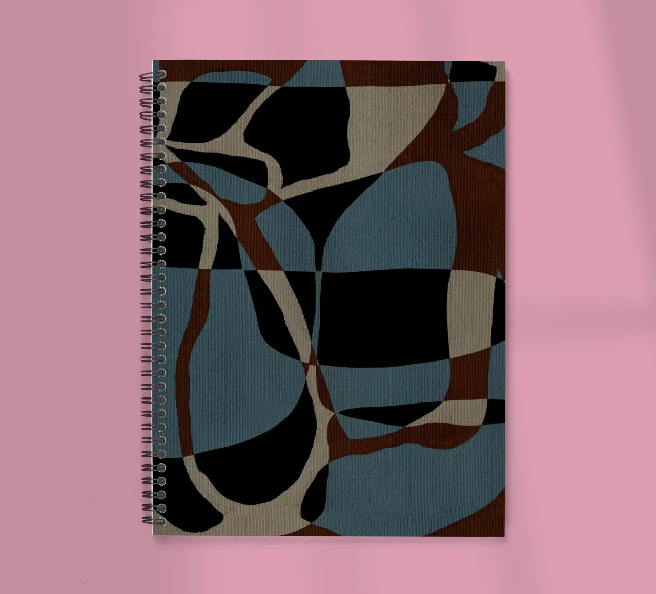 Contour - 3 spiral notebook by Shatha Al Dafai