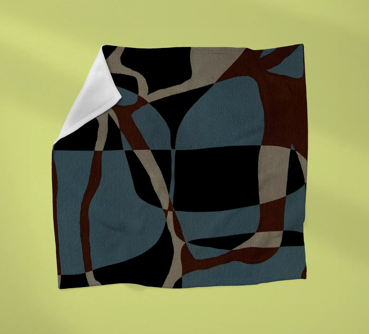 Contour - 3 fleecedeken van Shatha Al Dafai