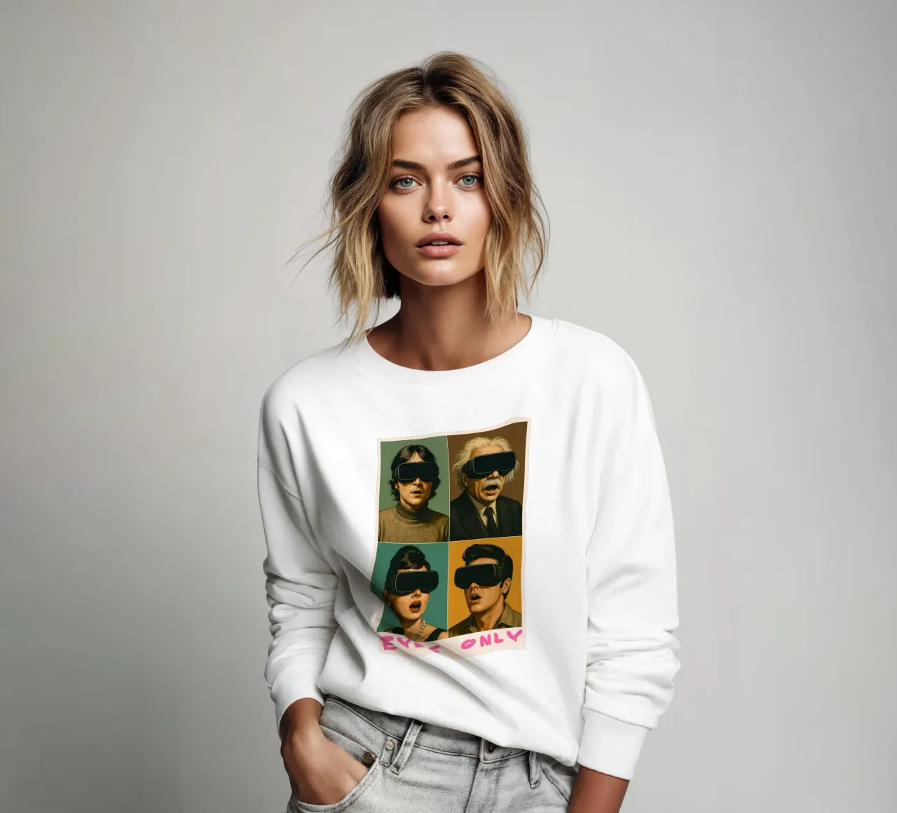 EYES ONLY – Icons in VR sudadera de Studio Mooodz