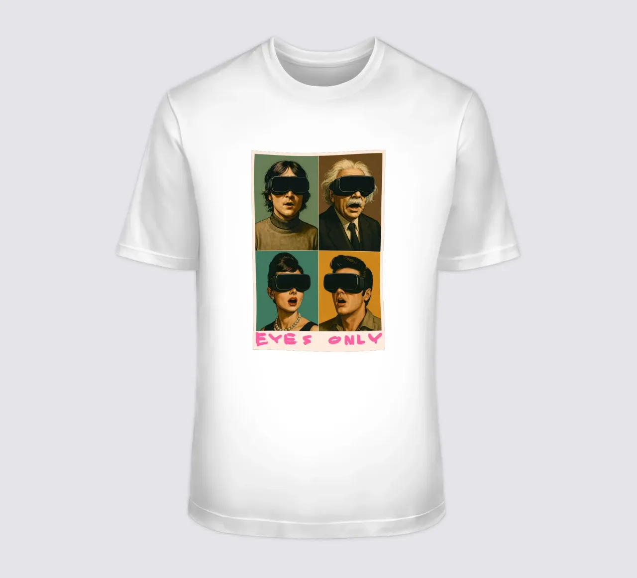 EYES ONLY – Icons in VR t-shirt by Studio Mooodz