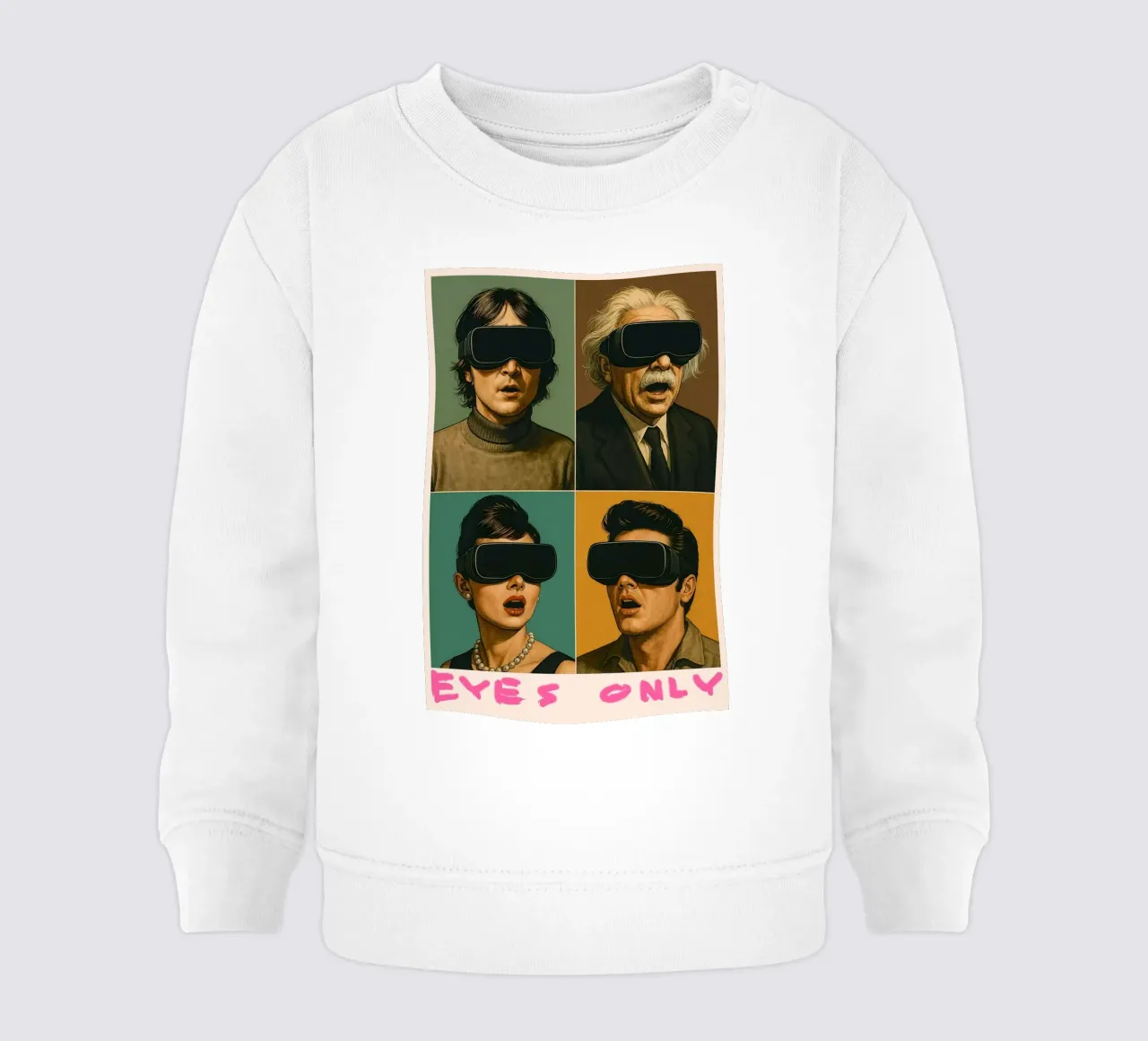 EYES ONLY – Icons in VR Baby Sweatshirt von Studio Mooodz