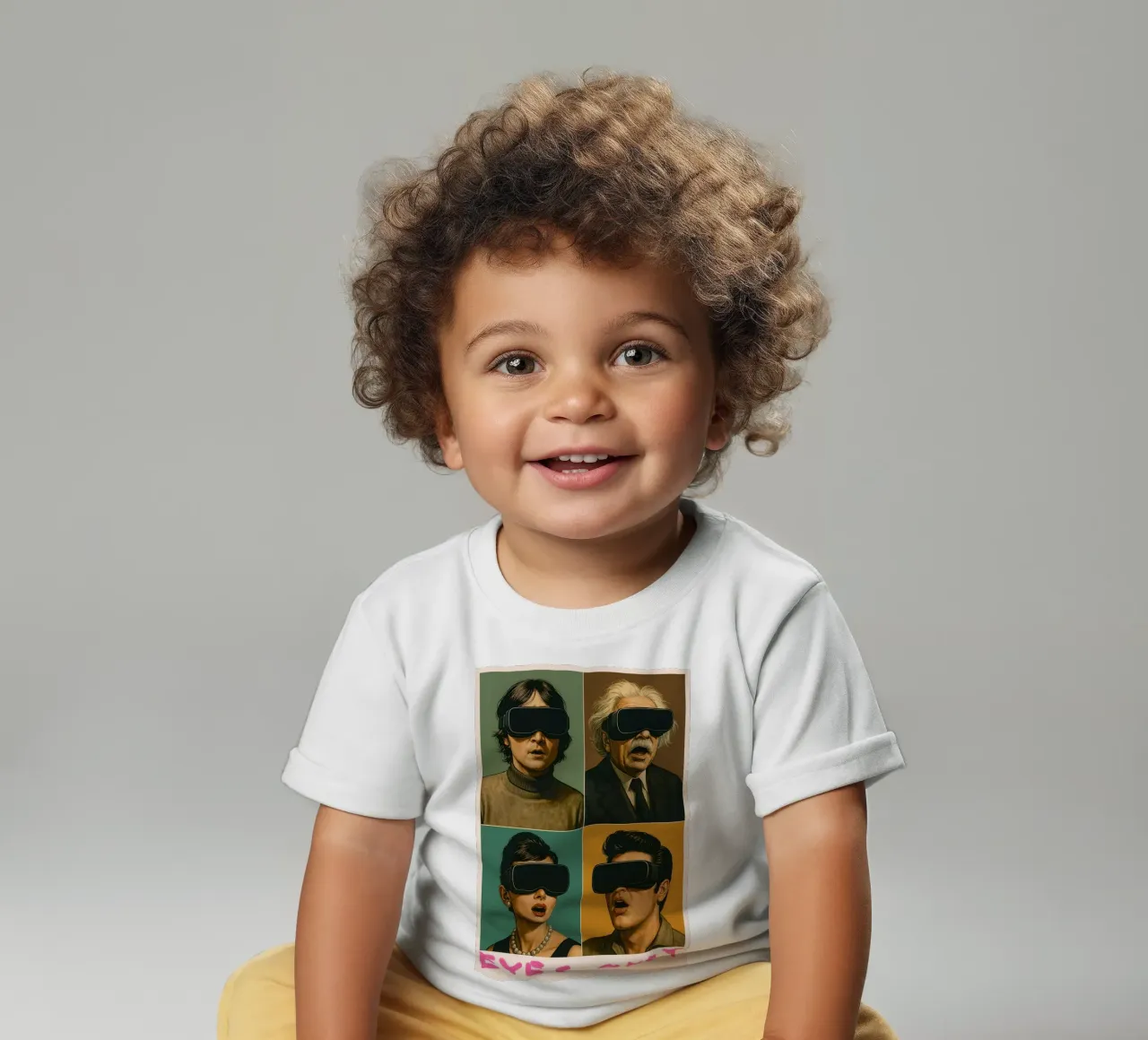 EYES ONLY – Icons in VR camiseta de bebé de Studio Mooodz