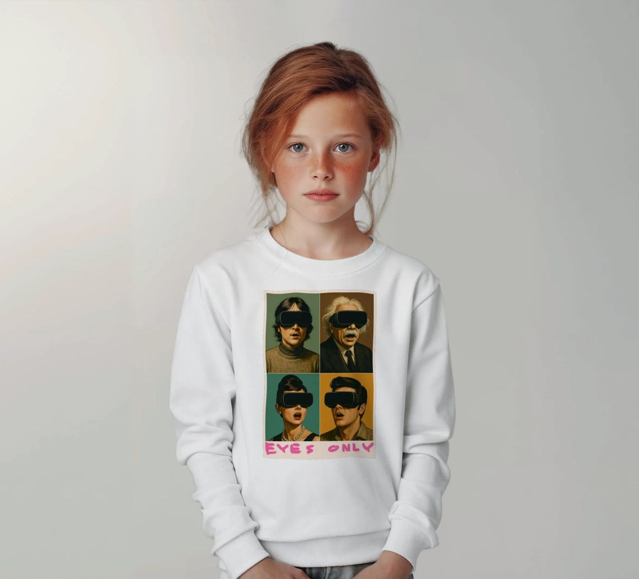 EYES ONLY – Icons in VR felpa bambino da Studio Mooodz