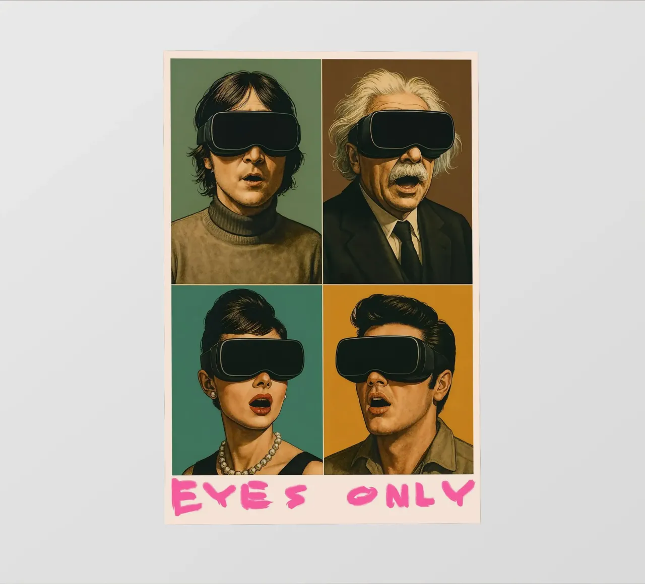EYES ONLY – Icons in VR lámina retroiluminada de Studio Mooodz