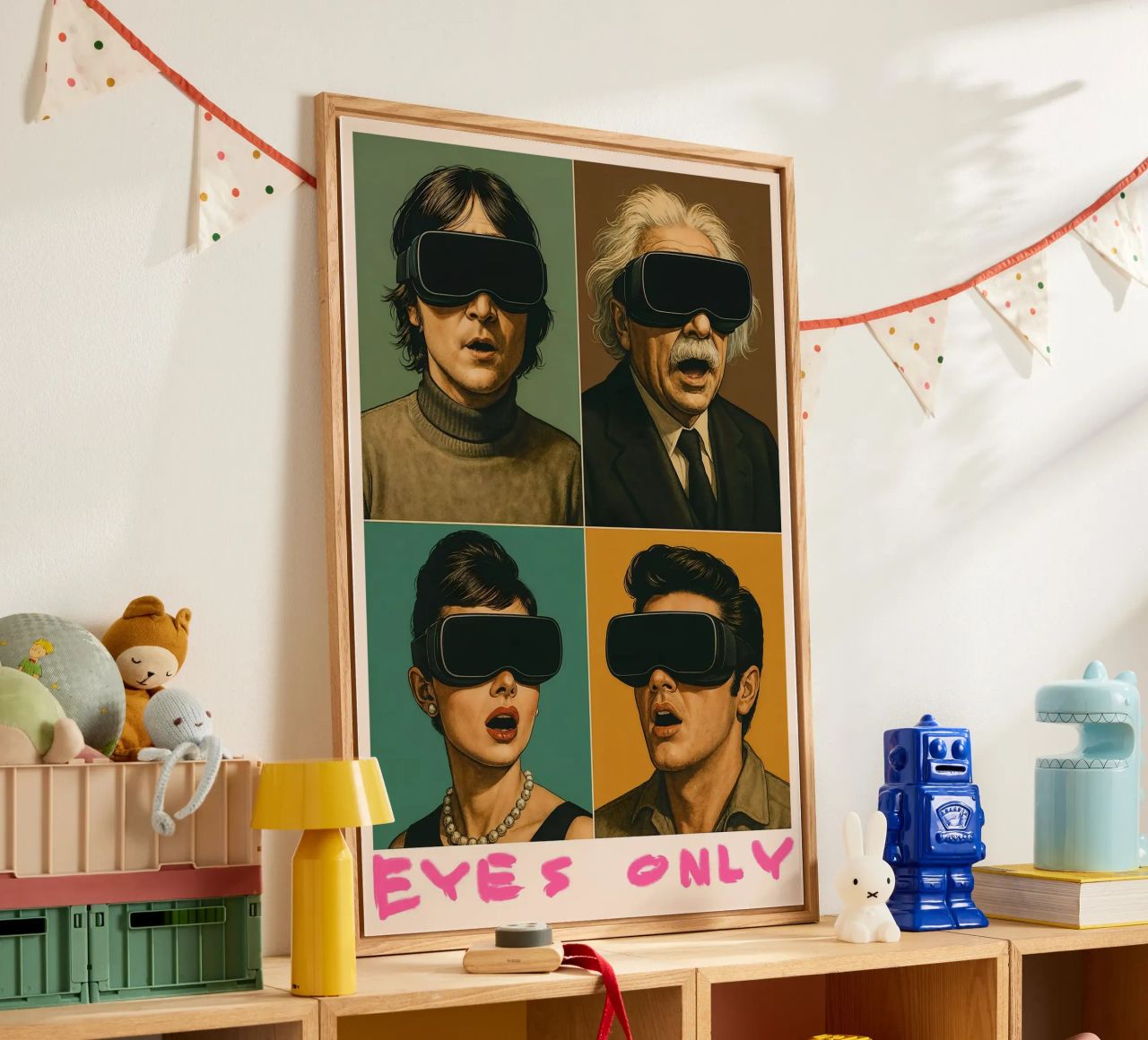 EYES ONLY – Icons in VR plexiglass da Studio Mooodz