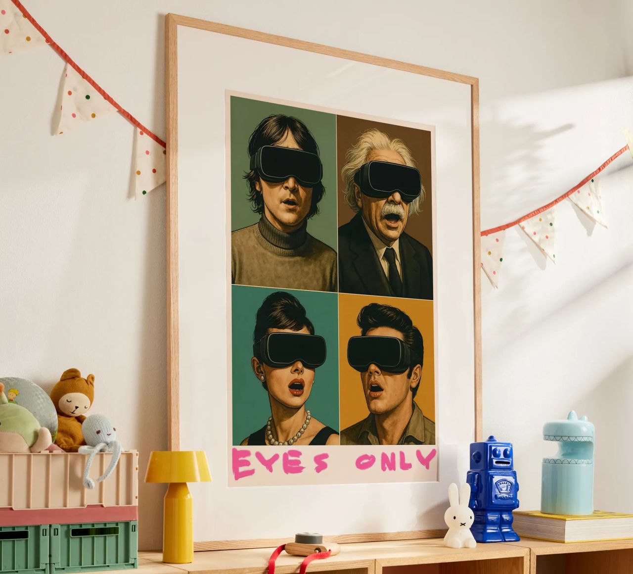 EYES ONLY – Icons in VR carta hahnemühle da Studio Mooodz