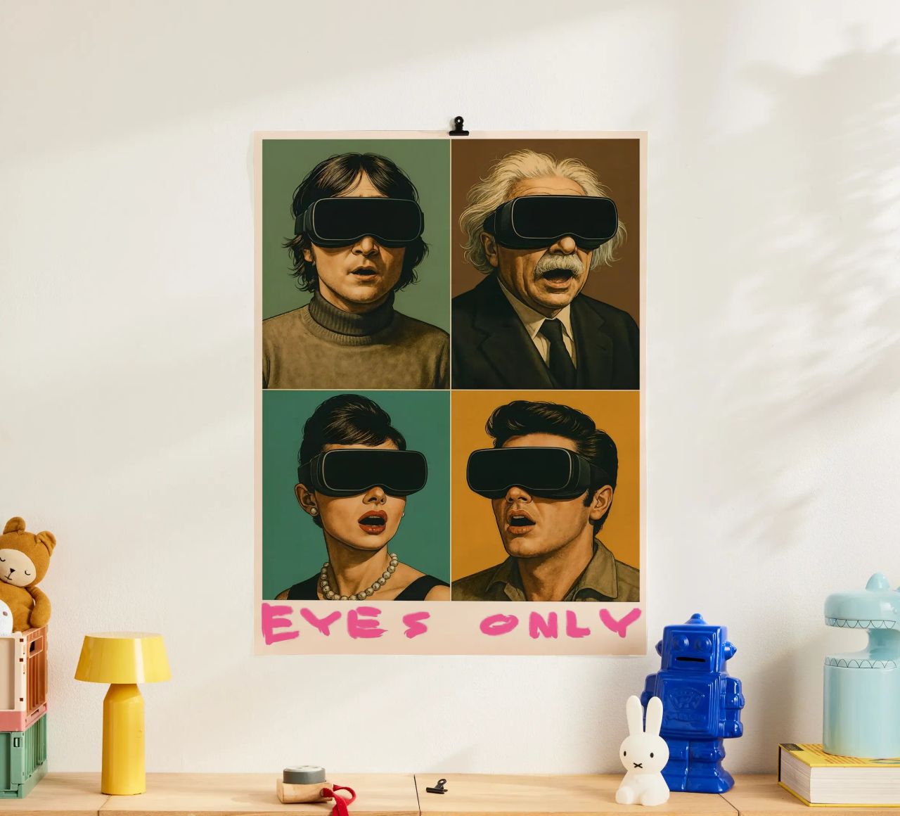 EYES ONLY – Icons in VR carta hahnemühle da Studio Mooodz