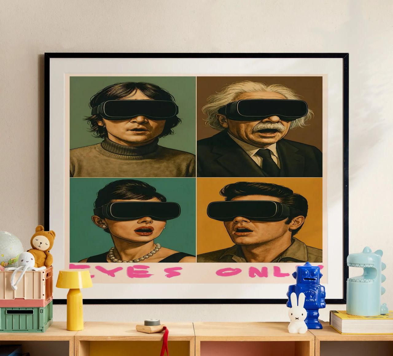 EYES ONLY – Icons in VR carta hahnemühle da Studio Mooodz