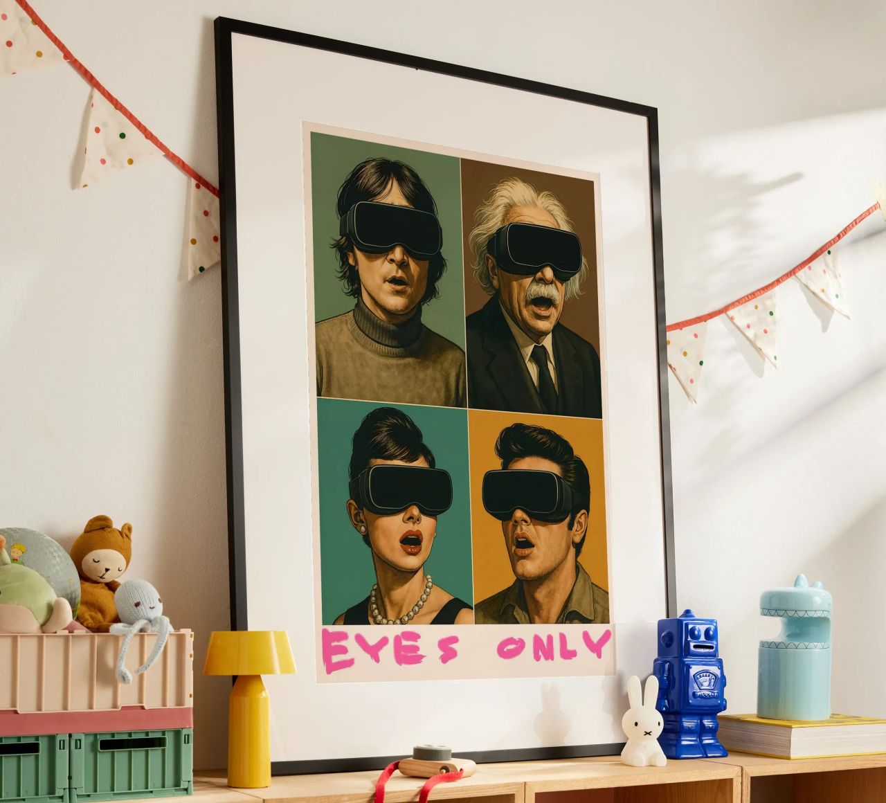 EYES ONLY – Icons in VR carta hahnemühle da Studio Mooodz