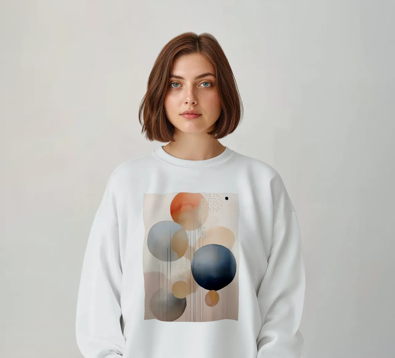 Abstract Shapes #2 sweatshirt by Hightown Design