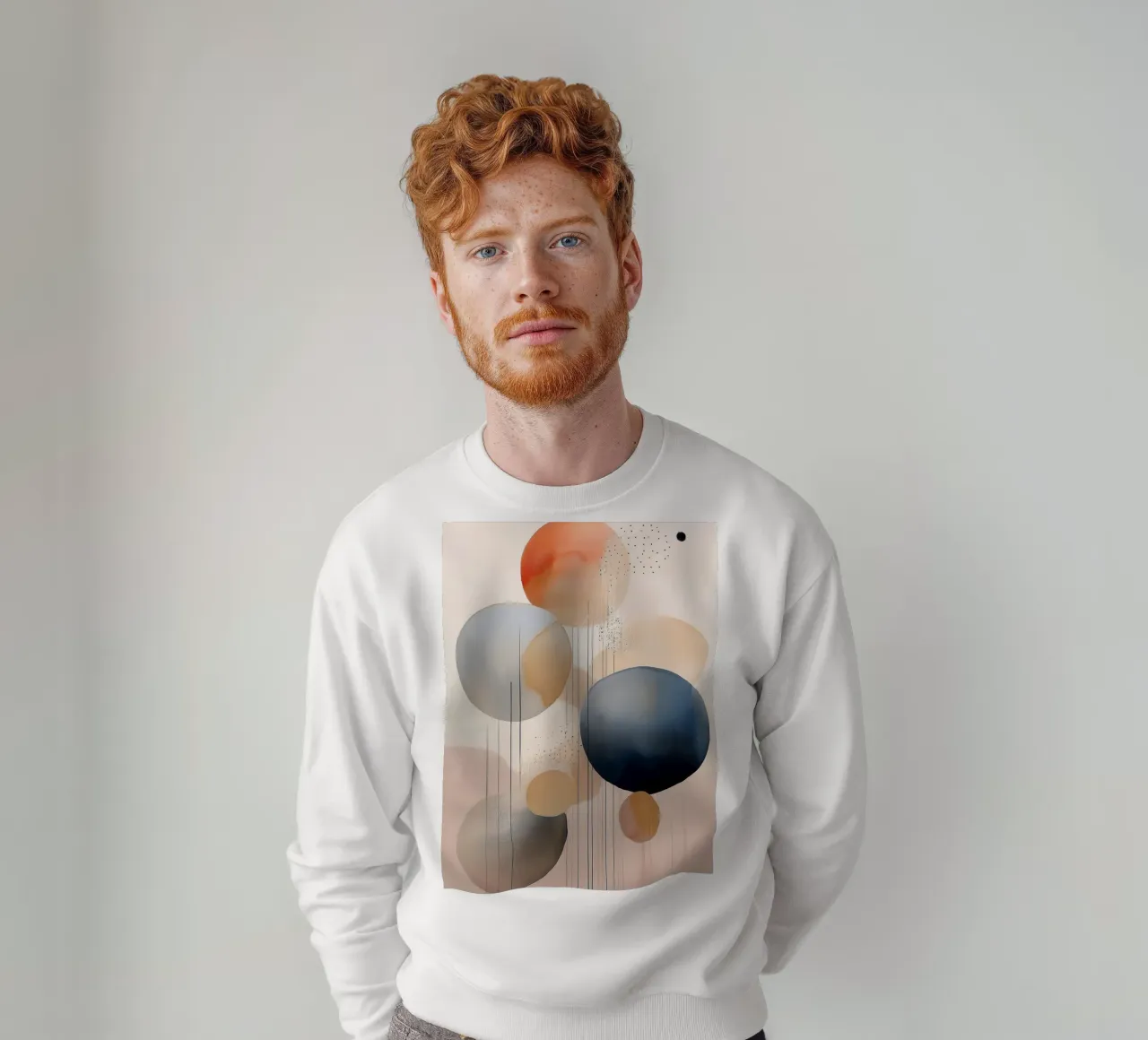 Abstract Shapes #2 sweatshirt by Hightown Design