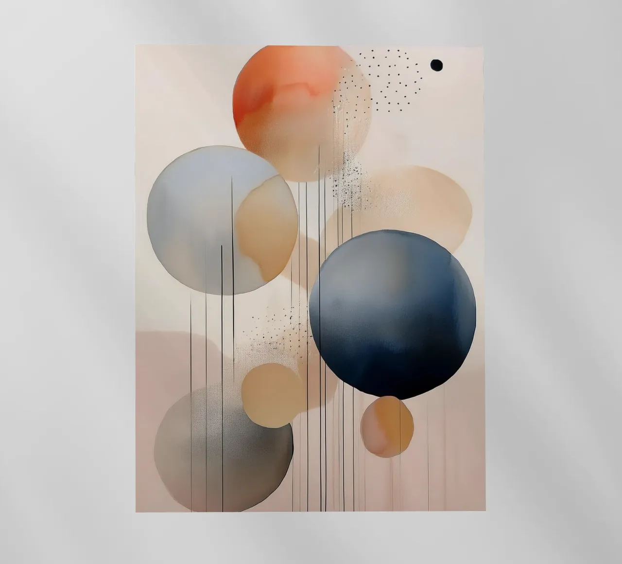 Abstract Shapes #2 lámina retroiluminada de Hightown Design