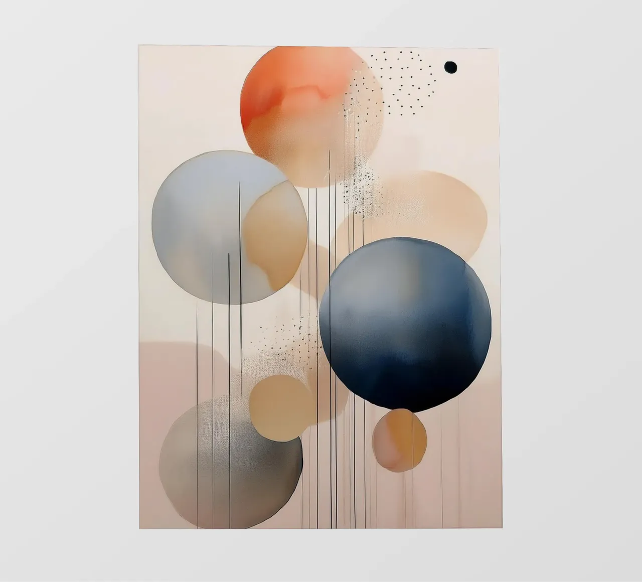 Abstract Shapes #2 lámina retroiluminada de Hightown Design