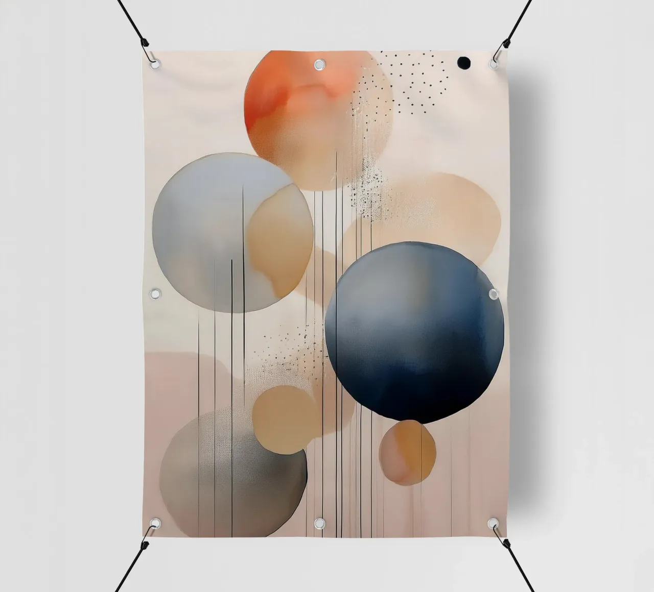 Abstract Shapes #2 telo in pvc da Hightown Design