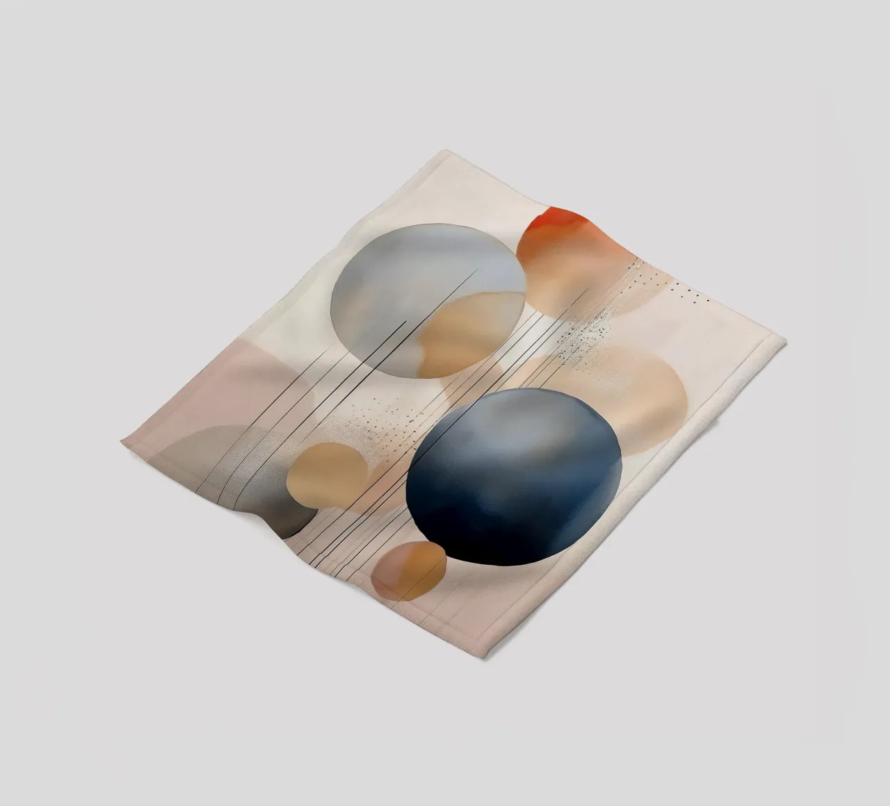 Abstract Shapes #2 coperta in pile da Hightown Design