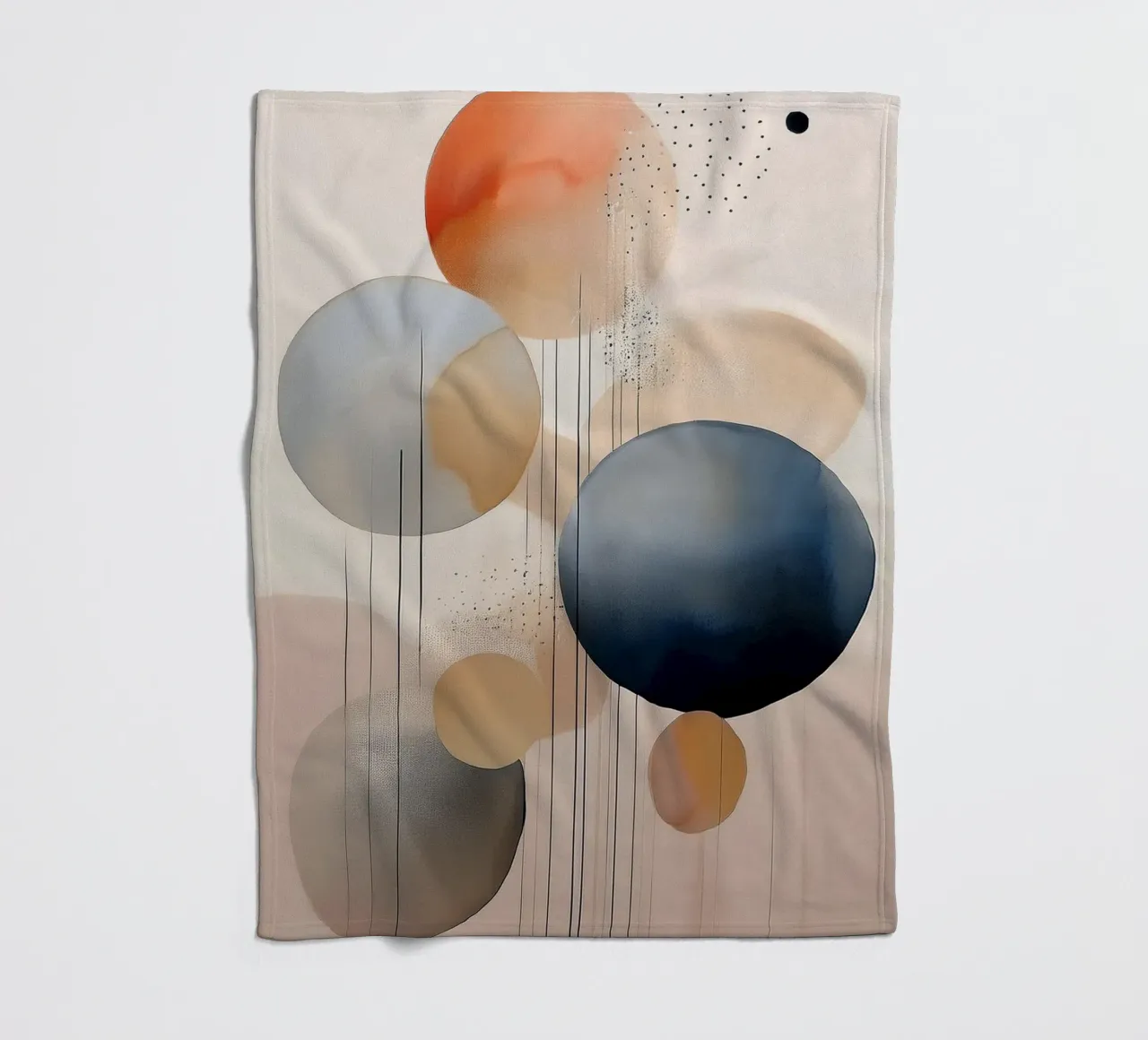 Abstract Shapes #2 coperta in pile da Hightown Design