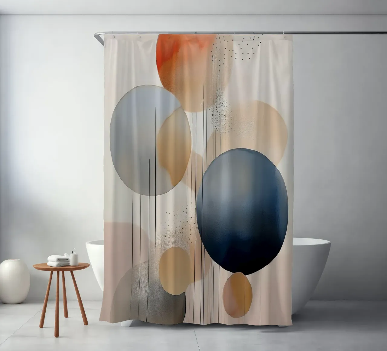 Abstract Shapes #2 tenda da doccia da Hightown Design