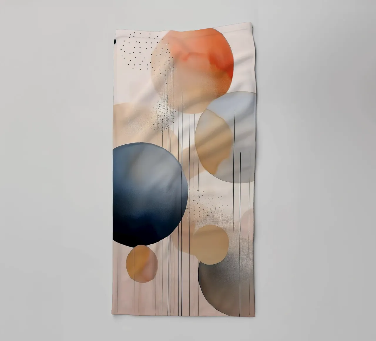 Abstract Shapes #2 asciugamano da bagno da Hightown Design