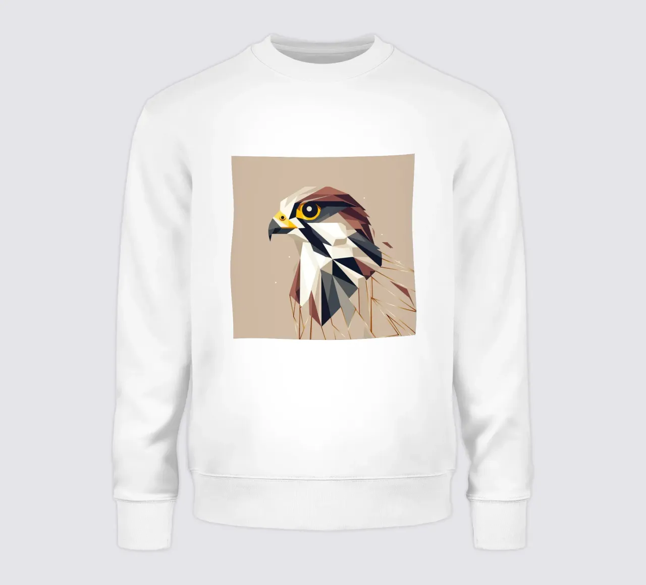 Falco geometrico - eleganza e precisione felpa da namosh