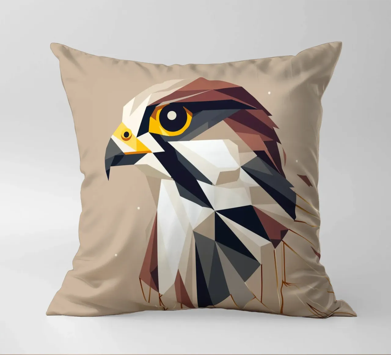 Falco geometrico - eleganza e precisione cuscino da namosh