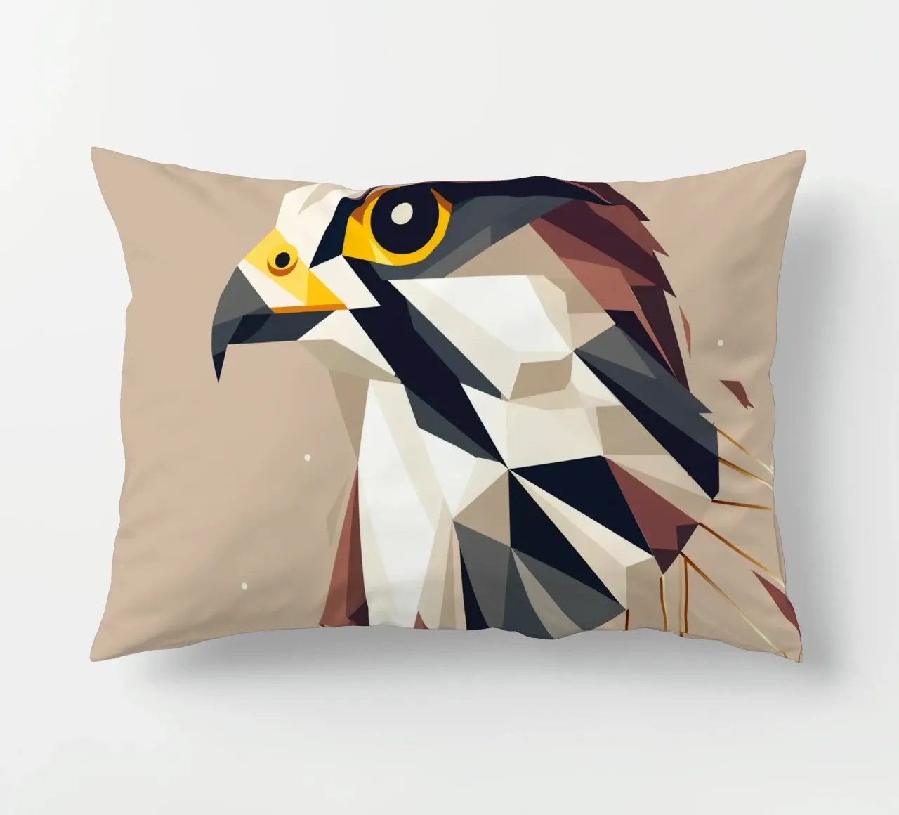 Falco geometrico - eleganza e precisione cuscino da namosh