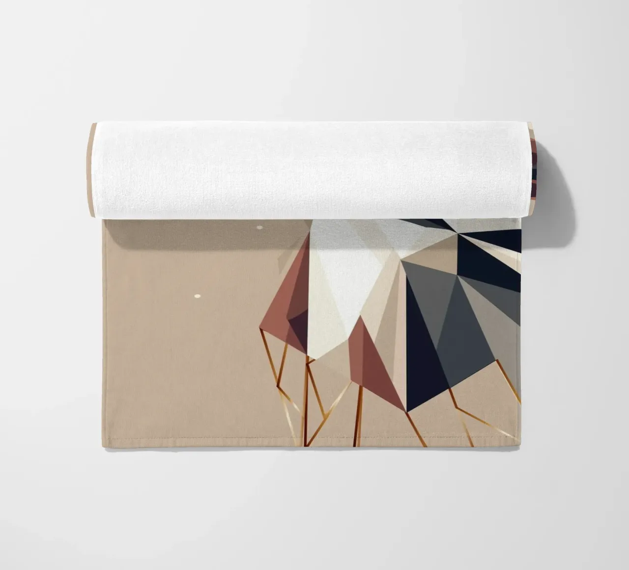 Falco geometrico - eleganza e precisione telo mare da namosh