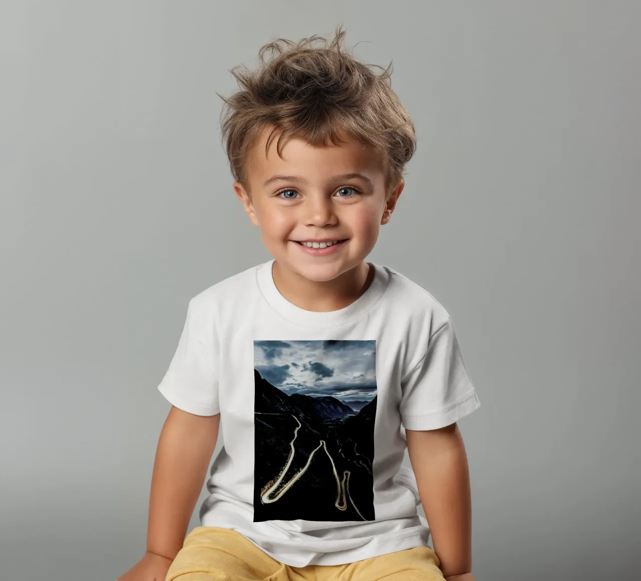 Trollstigen t-shirt bambini da Chris Abatzis