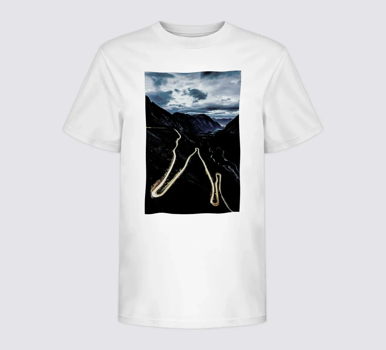 Trollstigen t-shirt bambini da Chris Abatzis