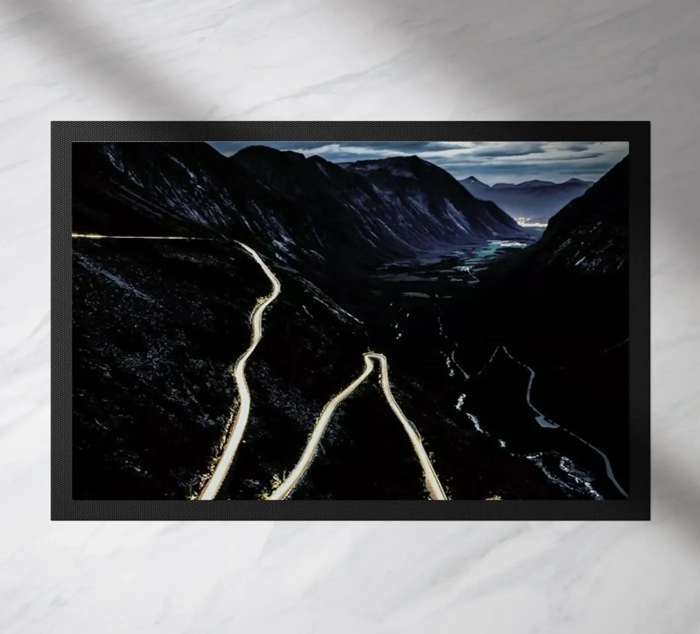 Trollstigen doormat by Chris Abatzis