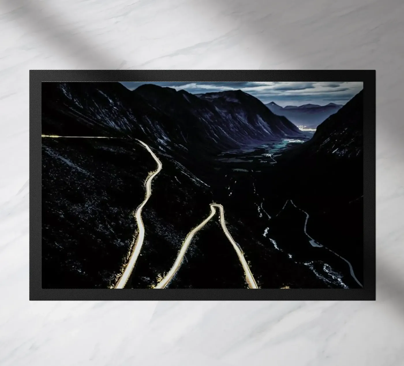 Trollstigen doormat by Chris Abatzis