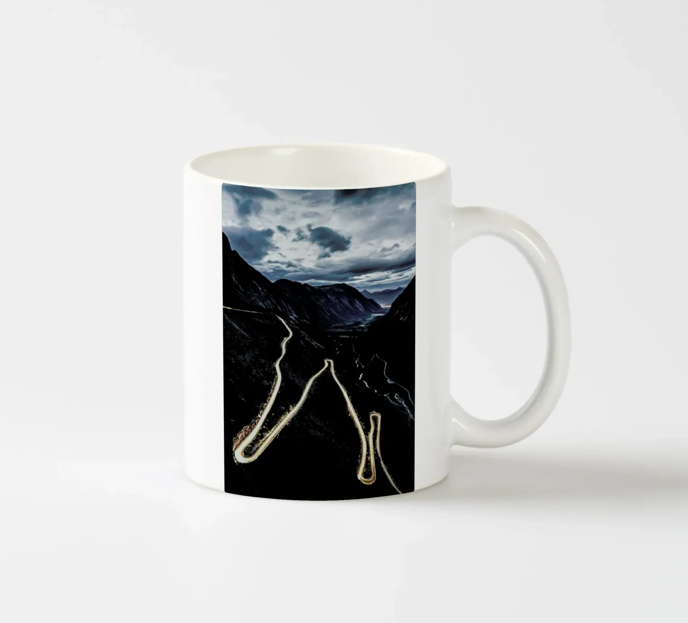 Trollstigen ceramic mug by Chris Abatzis