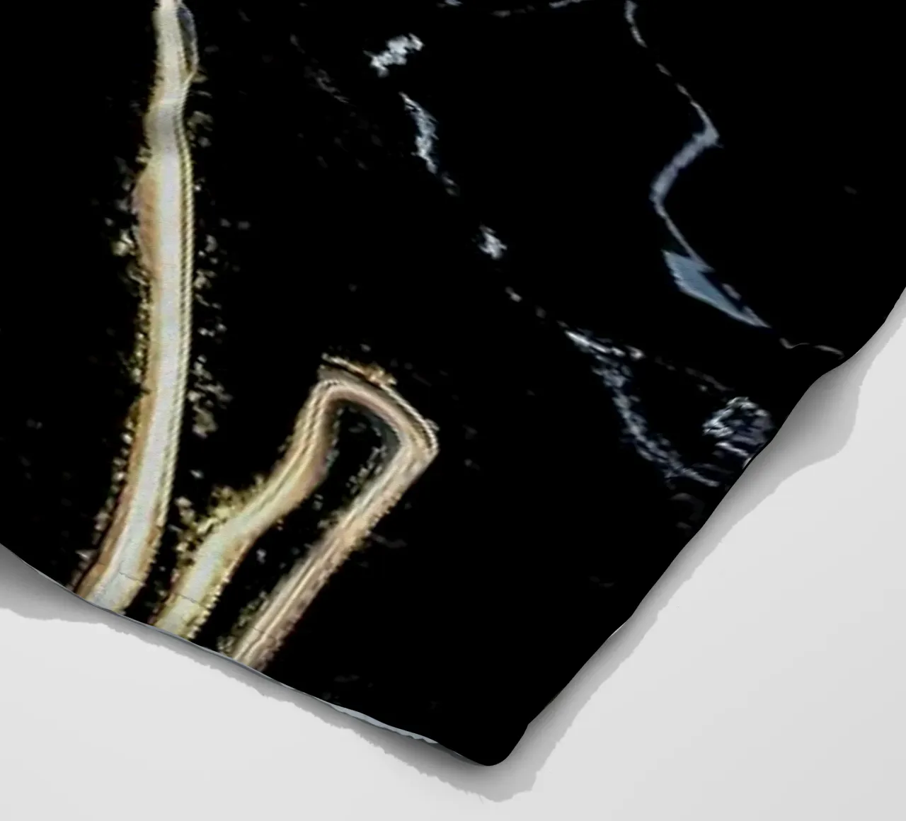 Trollstigen Fleecedecke von Chris Abatzis